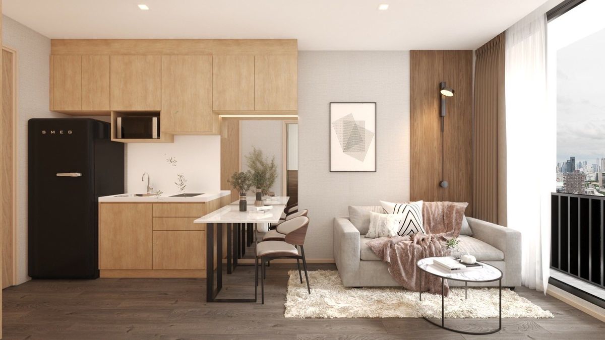 For RentCondoSukhumvit, Asoke, Thonglor : ✨ New condo in the heart of The Em District @NOLLE State 39 | Big Room, City View + Seeing Ben Park, Garden | Near BTS Phrom Phong / near Emporium, EMQUARTIER, EMSPHERE | 💸 Rental price only 32,000 baht / month 
 
