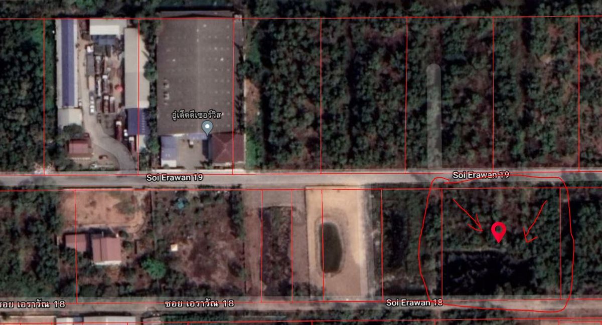 For SaleLandPathum Thani,Rangsit, Thammasat : Land reclamation. Khlong Song, Pathum Thani, Soi Erawan 19, near the Thai market.