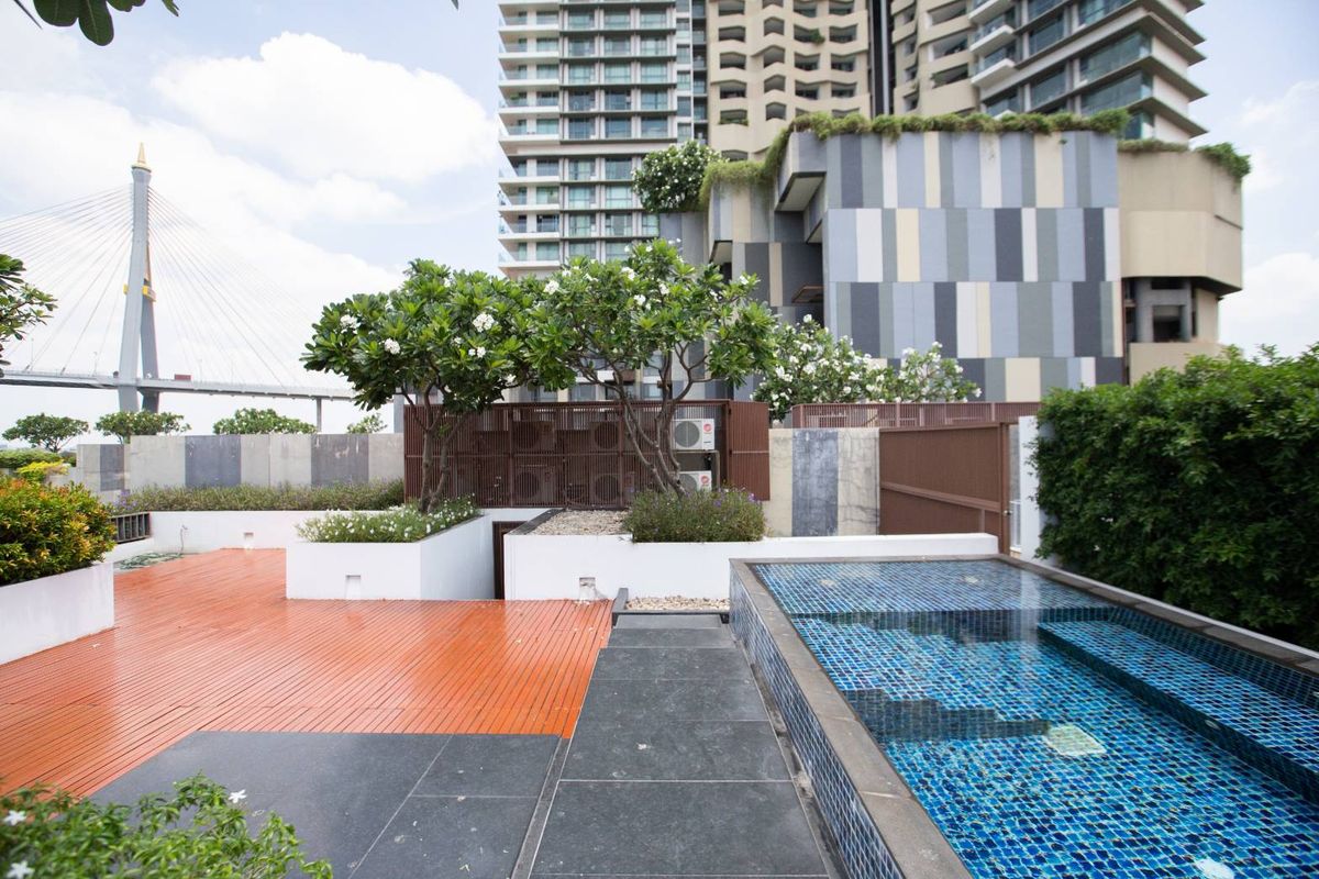 For RentCondoRama3 (Riverside),Satupadit : For Rent | The Pano Rama 3 (2 Units Available) 230,000 THB/Month