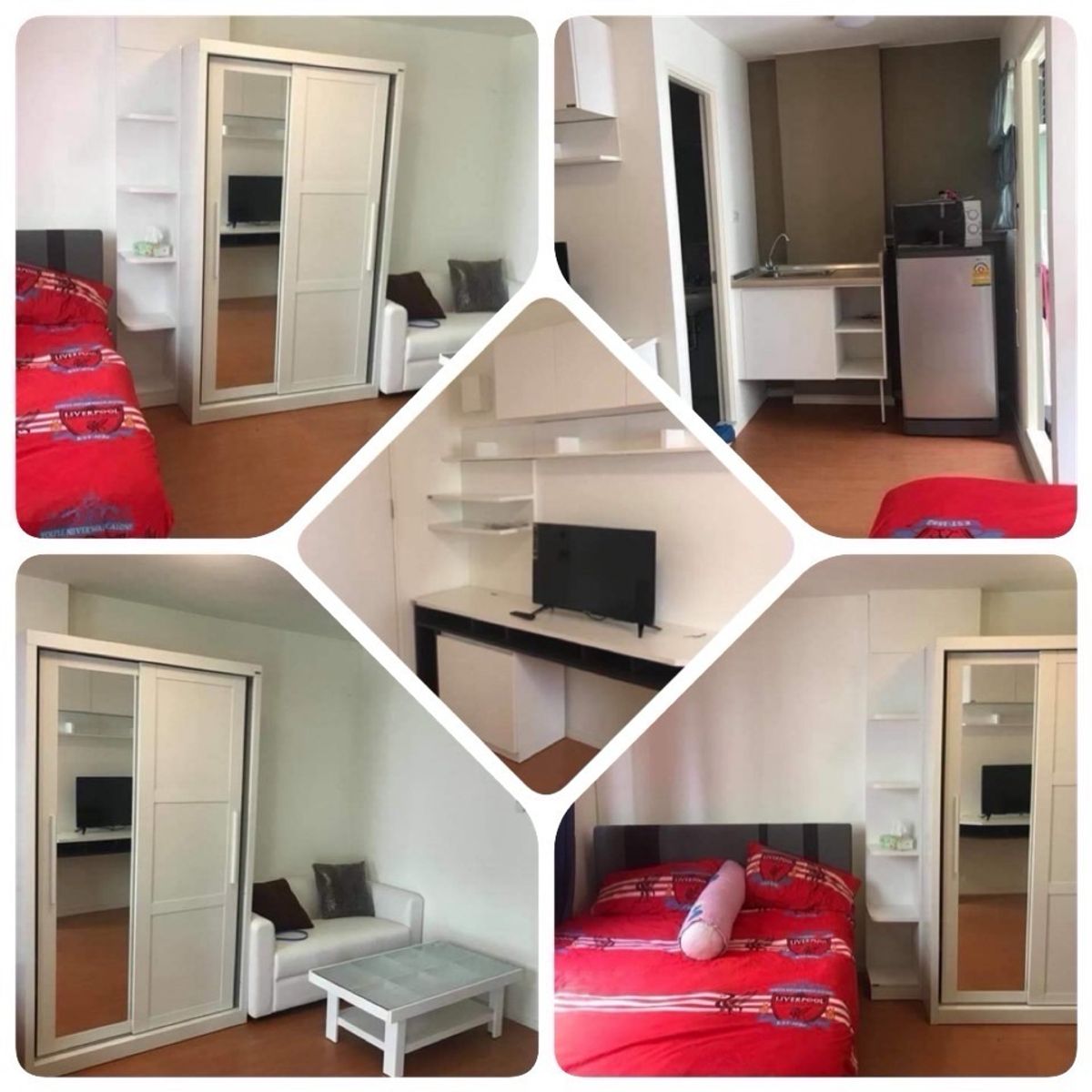 For SaleCondoPathum Thani,Rangsit, Thammasat : Selling a beautiful room, renovated, a new room, Lumpini Town Chip Rangsit, can be rented 5500 baht per month. Sell ​​750,000 free