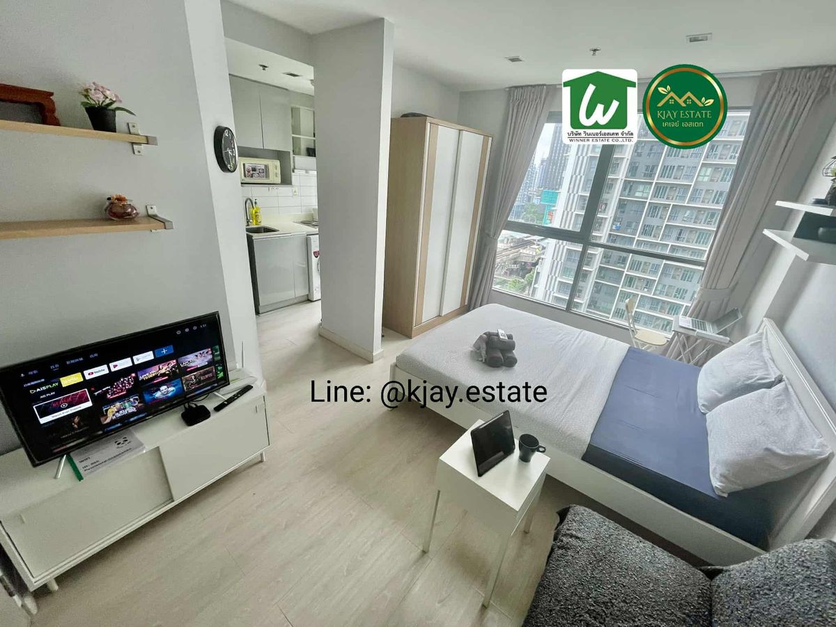 For RentCondoOnnut, Udomsuk : Condo for rent IDEO Mobi Sukhumvit 81, beautiful room, high view, next to BTS On Nut, living in style in Sukhumvit area. Call Now! 