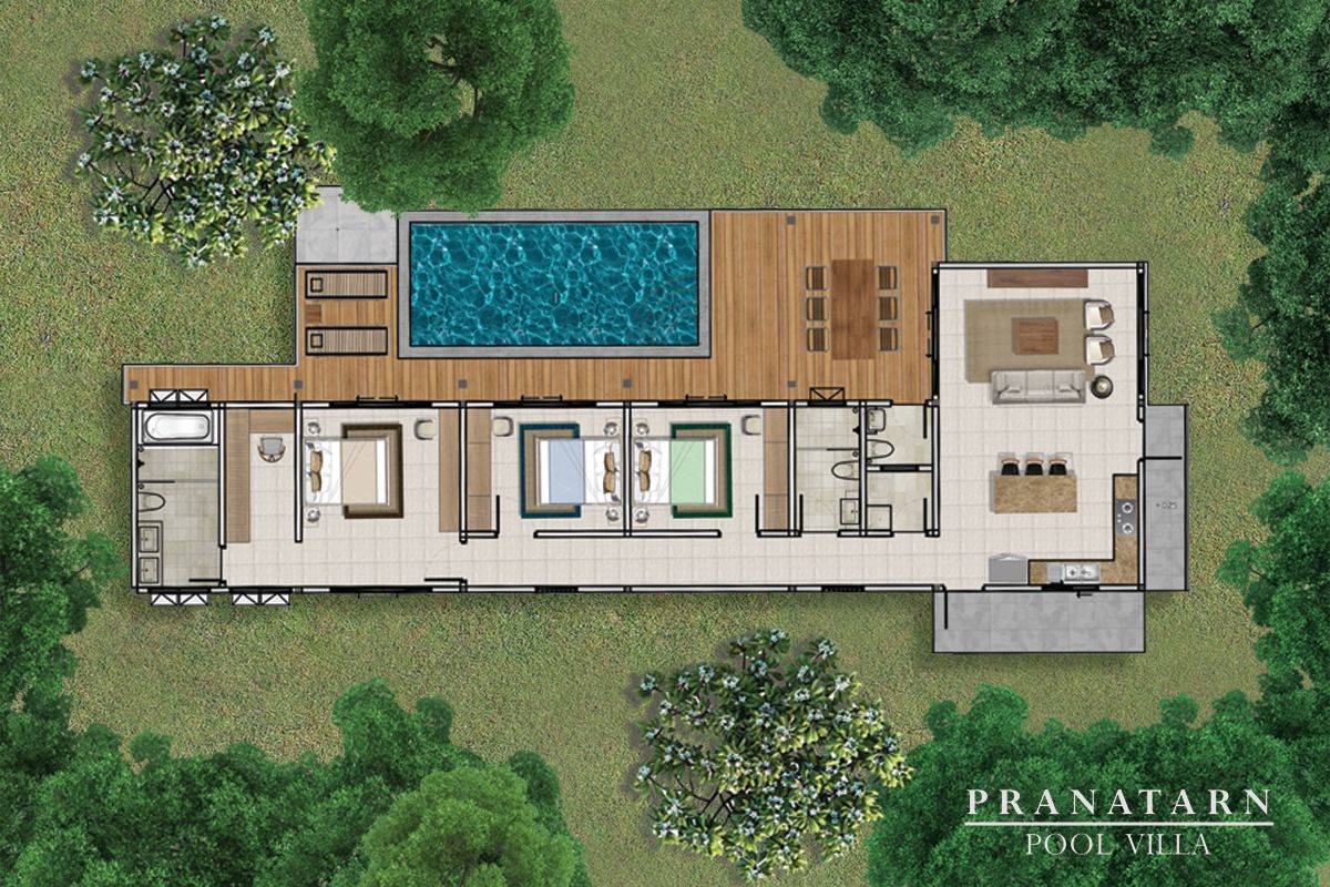 For RentHuahin, Prachuap Khiri Khan, Pran Buri : Pranatarn Pool Villa 1 Everyday Vacation Huahin Pranburi