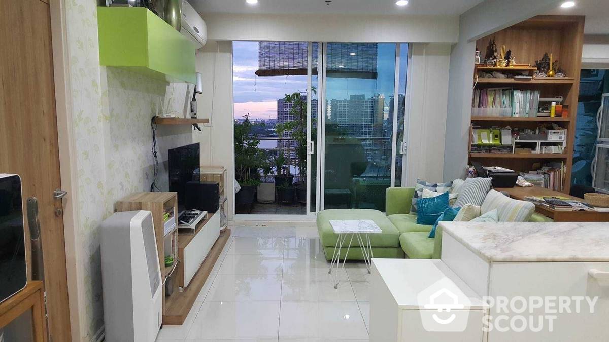 For SaleCondoRama3 (Riverside),Satupadit : 1-BR Condo at Supalai Prima Riva Rama 3 - Narathiwas in Chong Nonsi