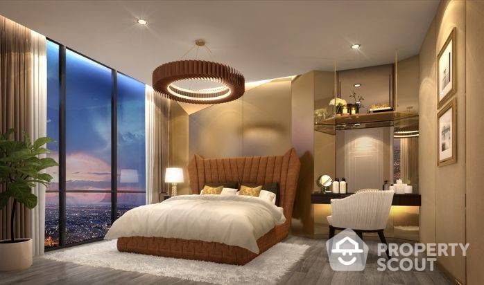 For SaleCondoRama3 (Riverside),Satupadit : 3-BR Condo at Sapphire Luxurious Condominium Rama III close to Phra Ram 3