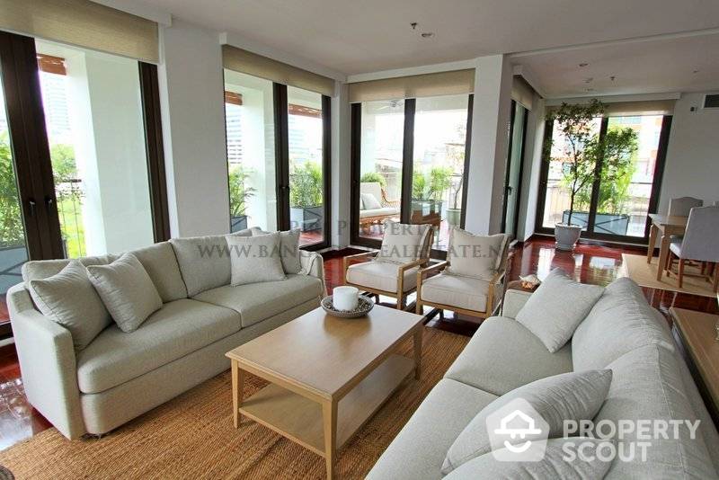 For RentCondoSilom, Saladaeng, Bangrak : 4-BR Serviced Apt. near BTS Saint Louis