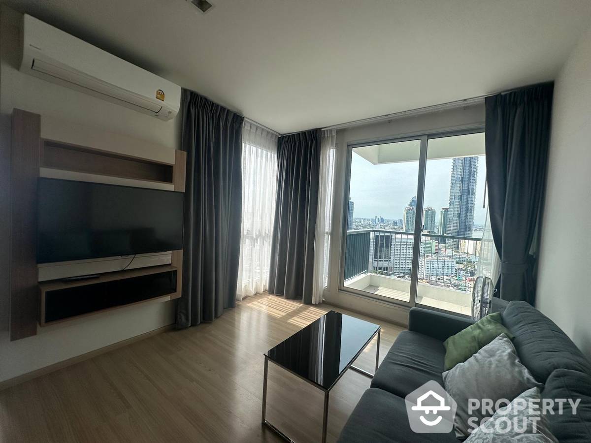 For SaleCondoSathorn, Narathiwat : 2 Bedroom Corner Unit on 27th floor - facing south
