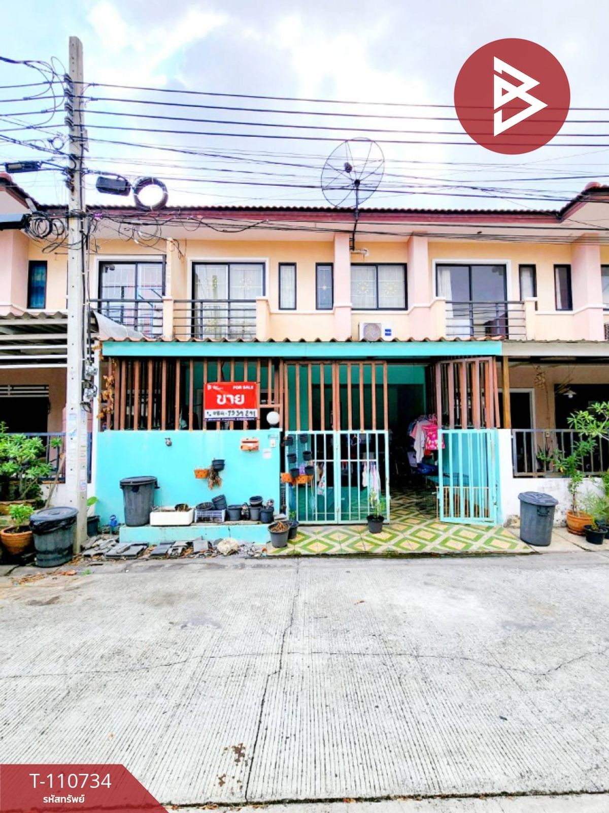 For SaleTownhomeSamut Prakan,Samrong : Townhouse for sale Thanyada Park Village 2 Phraeksa-Thepharak Samut Prakan