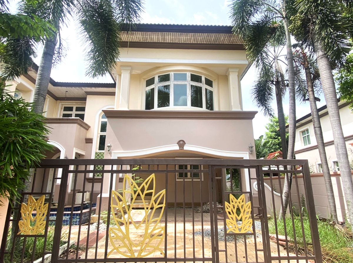 ขายบ้านบางแค เพชรเกษม : บ้านเดี่ยว รสา วิลเลจ พุทธมณฑลสาย 3 บางไผ่ บางแค หลังใหญ่ ทำเลดี 