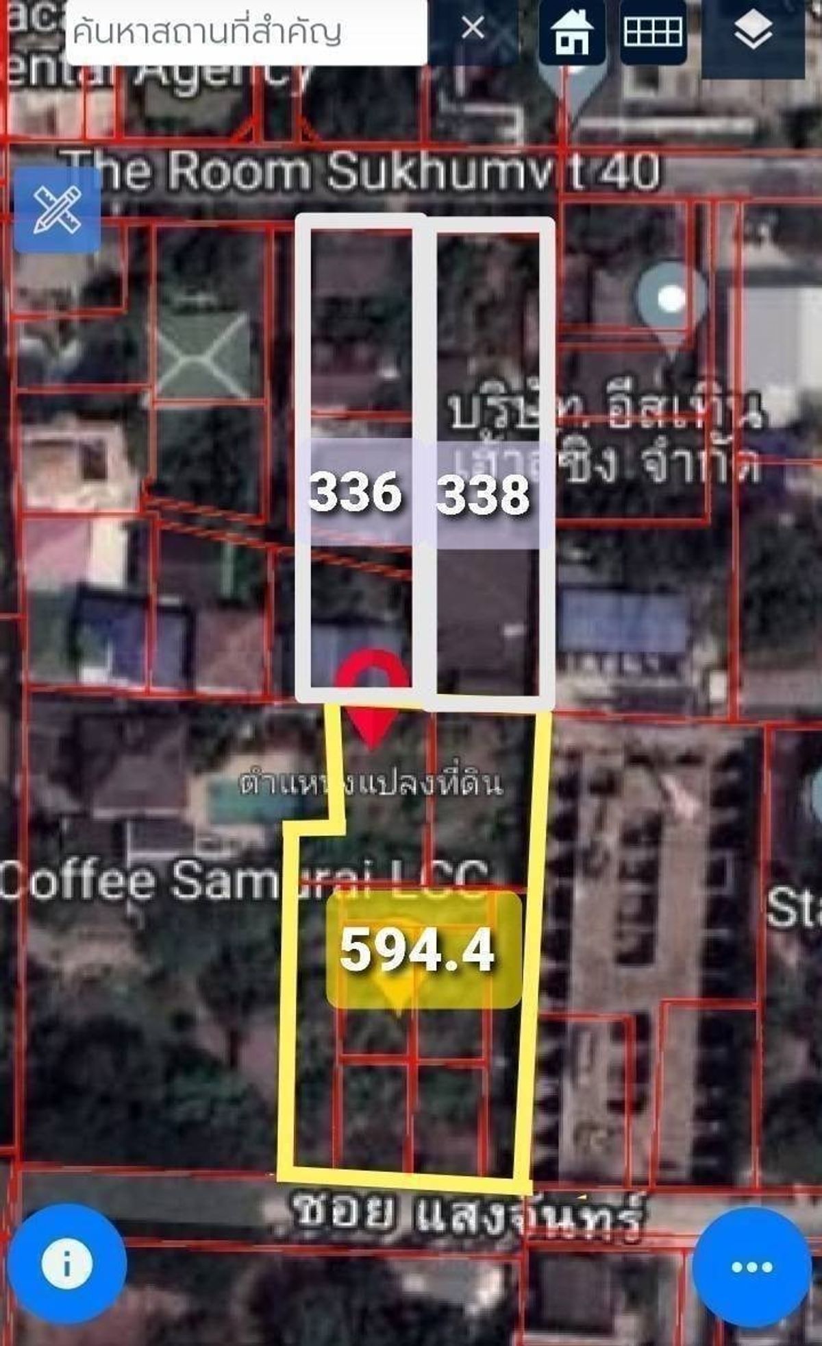For SaleLandSukhumvit, Asoke, Thonglor : Large plot of land for 3 rai 68.4 square wah - In the heart of Ekkamai, suitable for developing projects near BTS Ekkamai and Thonglor