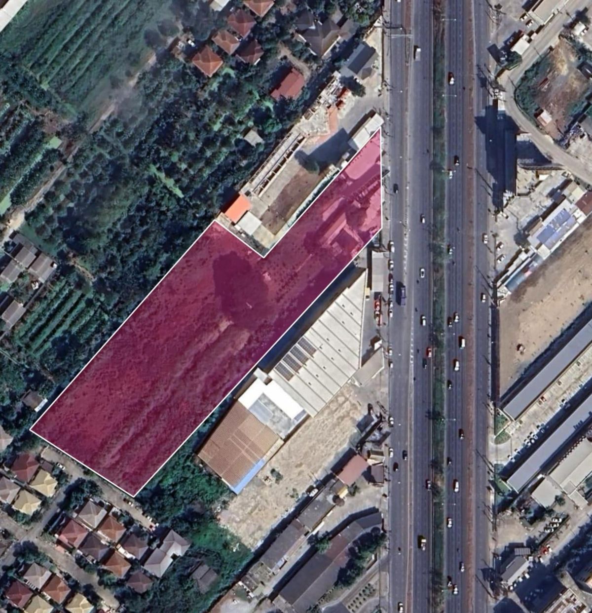 For SaleLandPinklao, Charansanitwong : Large plot of land for sale, 60 meters wide, next to Ratchapruek Road, 10 lanes near Central West Ville - High potential location Suitable for large projects