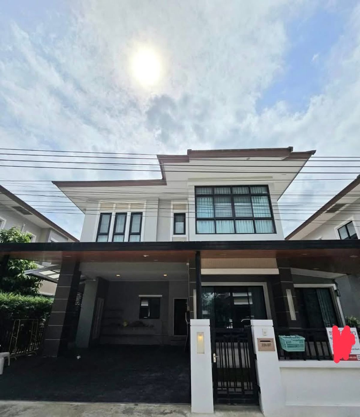 ให้เช่าบ้านนนทบุรี บางใหญ่ บางบัวทอง : บ้านเดี่ยว 4ห้องนอน 3ห้องน้ำ บ้านใหญ่มาก เพดานสูง สวยมากๆ