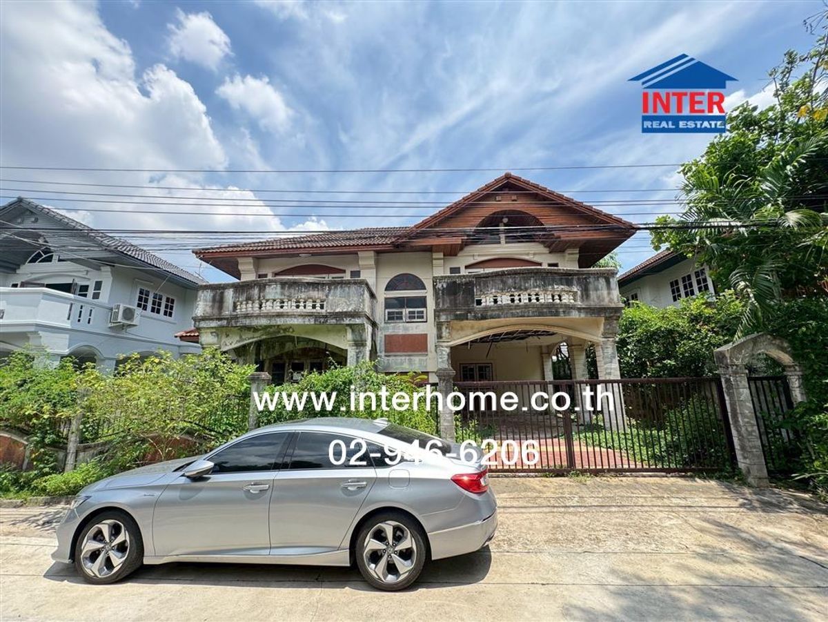 For SaleHouseSeri Thai, Ramkhamhaeng Nida : 2 storey detached house, 72 sq.w., Preecha Village Near Lamsalee Intersection Soi Ramkhamhaeng 76 Intersection 3, Ramkhamhaeng Road, Bang Kapi District, Bangkok