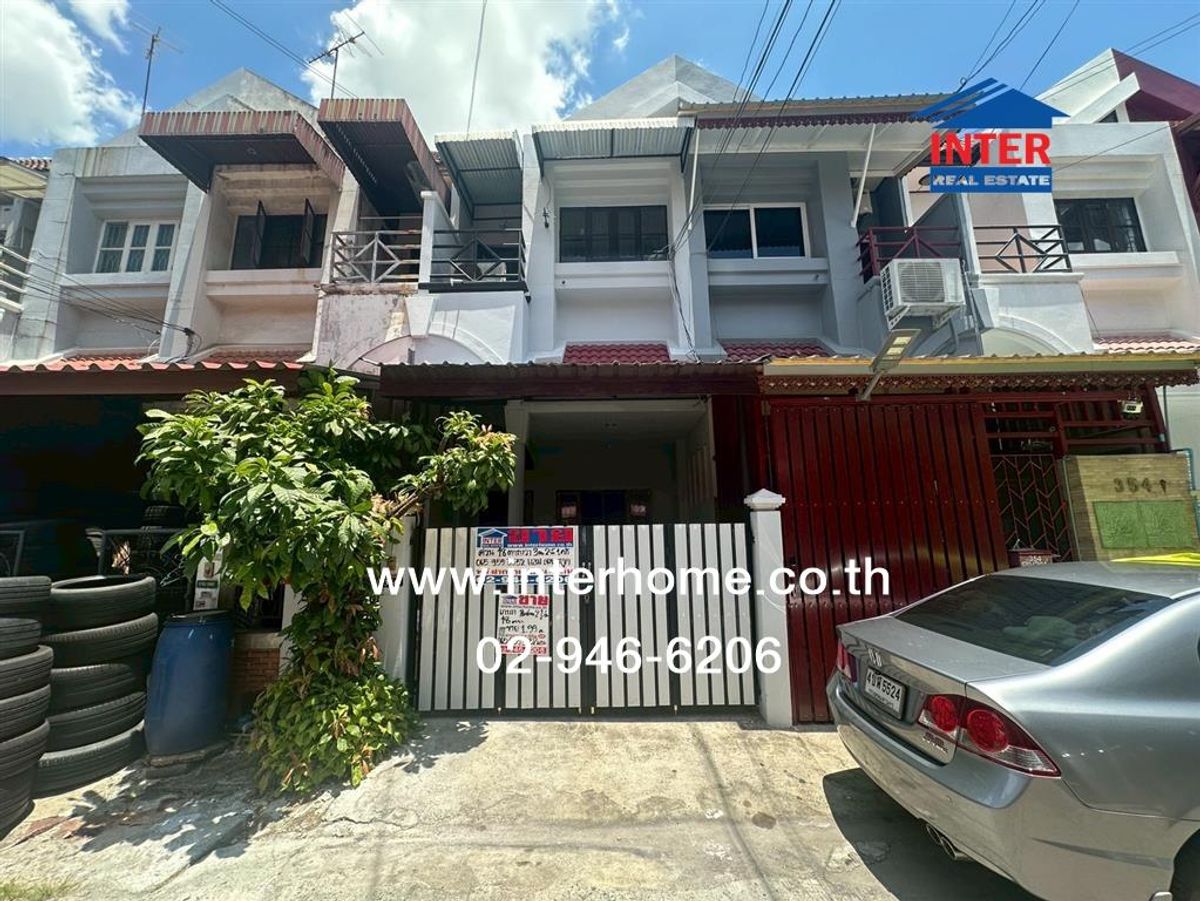 For SaleTownhomeSeri Thai, Ramkhamhaeng Nida : 3 -story townhome 18 sq.w., Kesara Classic Home Village Soi Serithai 81/2 Serithai Road, Ram Inthra Road, Kannayao District, Bangkok