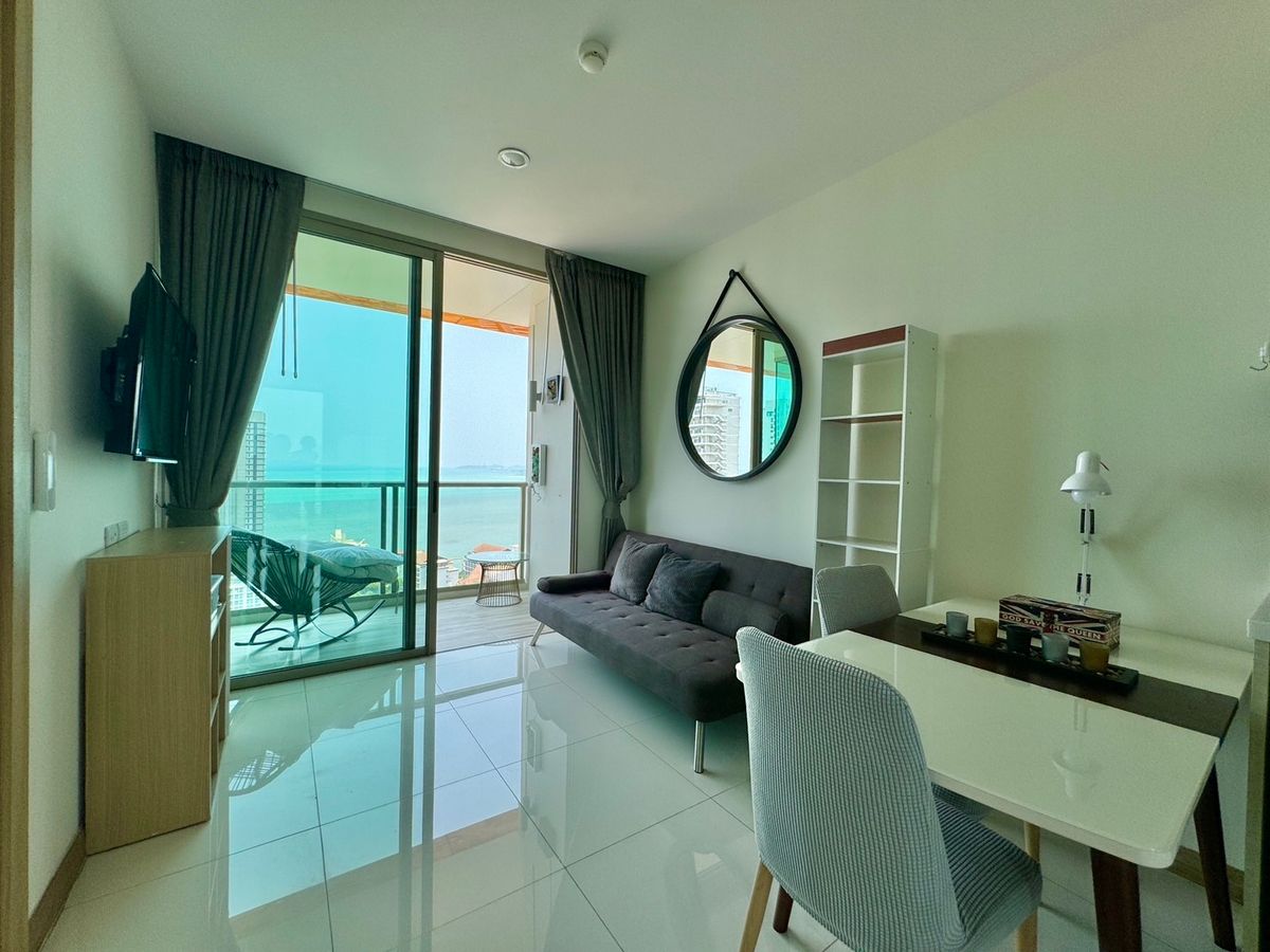 ให้เช่าคอนโดพัทยา บางแสน ชลบุรี สัตหีบ : For Rent Condo Riviera Wongamat  (S03-2013) 