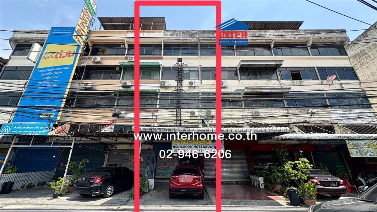 For SaleShop HouseChokchai 4, Ladprao 71, Ladprao 48, : 4th floor commercial building, 21.5 sq.w., commercial building, Soi Chokchai 4, Lat Phrao Road, Wang Hin, Chokchai 4 Road, Lat Phrao District, Bangkok