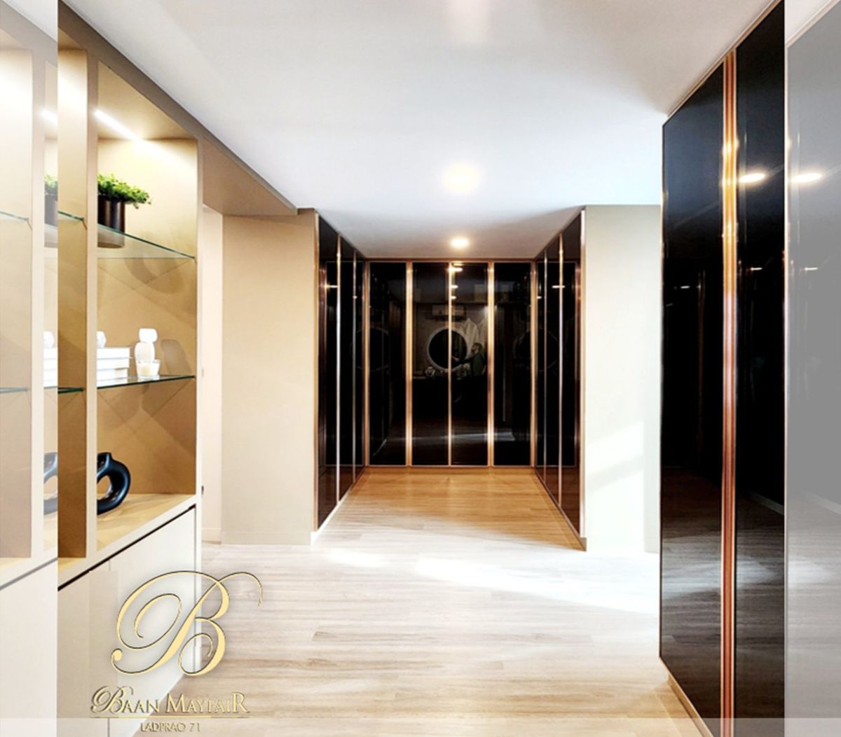 For SaleChokchai 4, Ladprao 71, Ladprao 48, : House for sale May Fair Ladprao 71, a 3.5 -story twin house, 8 meters wide, 291.90 sq.m., 3 bedrooms, 4 bathrooms, 1 multi -purpose room. Full technology in the house Can enter-out in many directions  