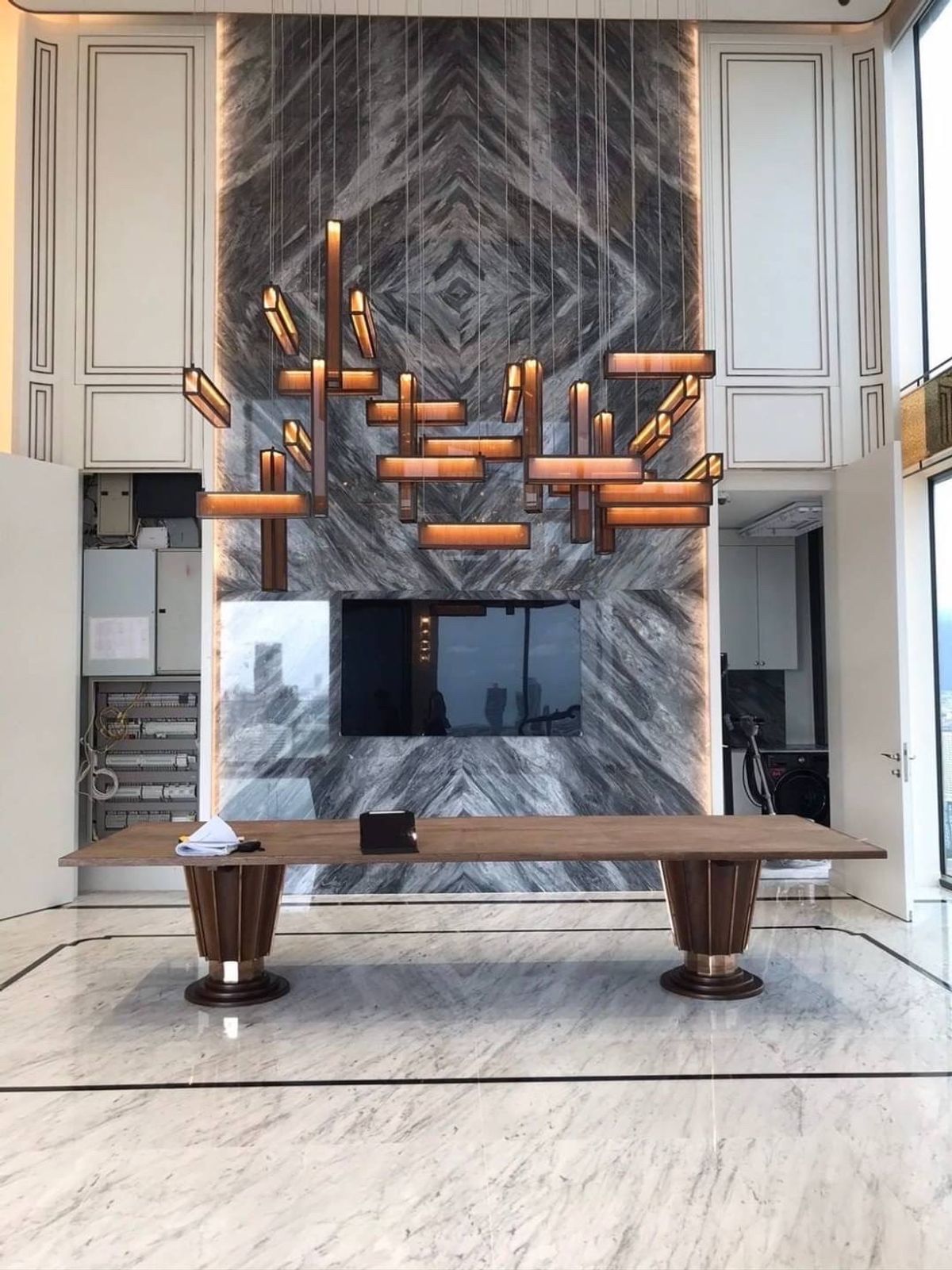 For SaleCondoRama9, Petchburi, RCA : For Sale: The Esese Singha Complex (Penthouse) 3BED4BATH High Floor 244SQM 129MB