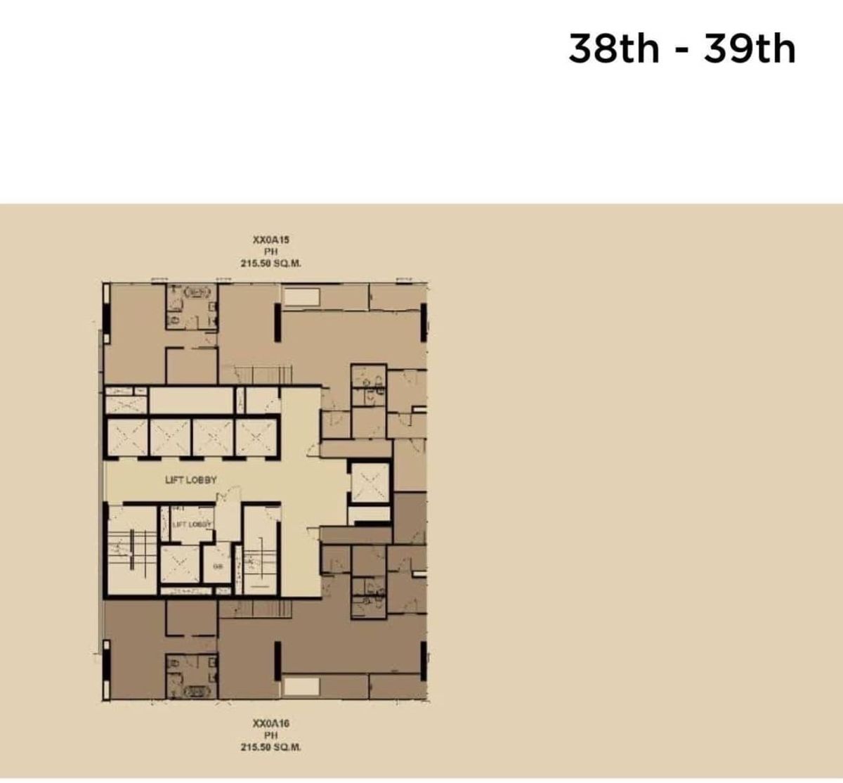 For SaleCondoRama9, Petchburi, RCA : For Sale: The Esese Singha Complex (Penthouse) 3BED4BATH High Floor 244SQM 129MB