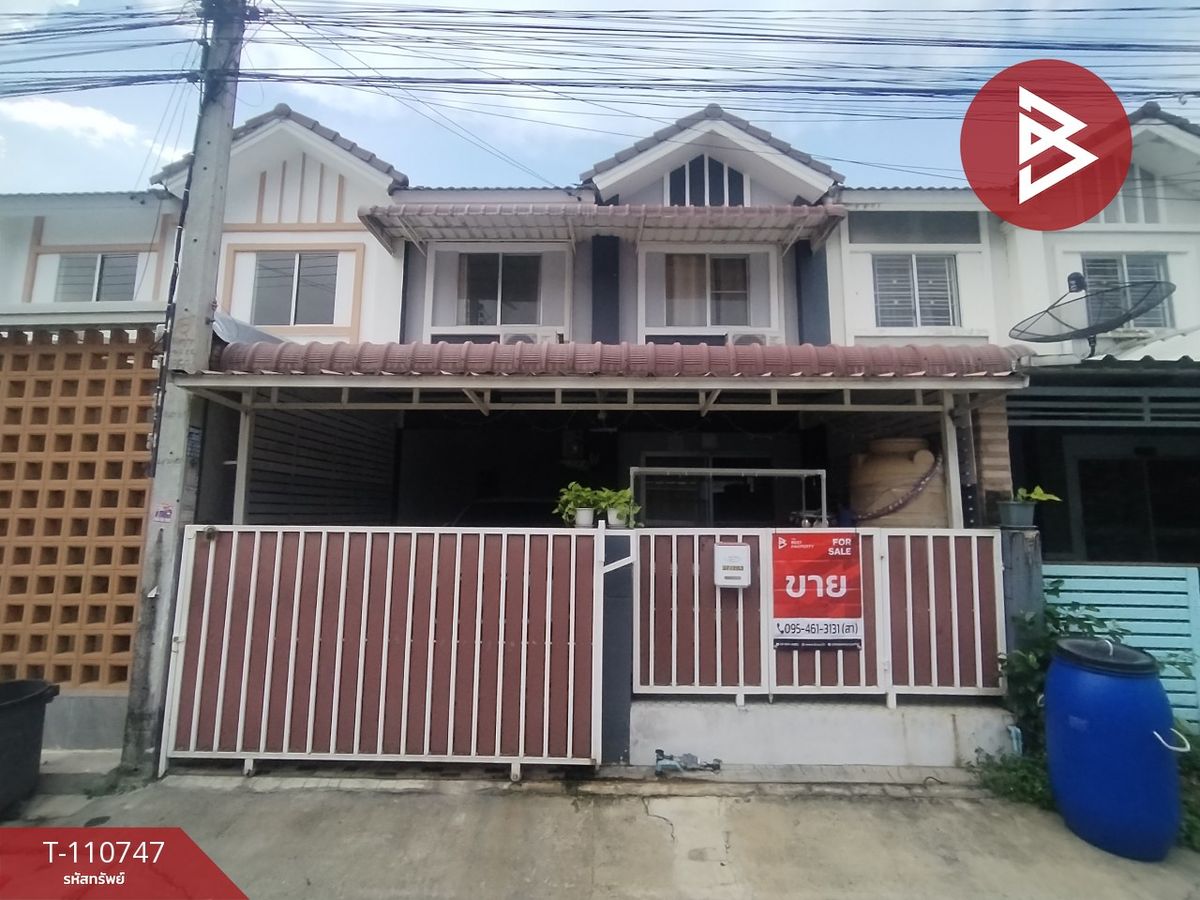 For SaleTownhomePathum Thani,Rangsit, Thammasat : Townhouse for sale Pruksa Village 65/1 Rangsit-Khlong 2 Khlong Luang Pathum Thani