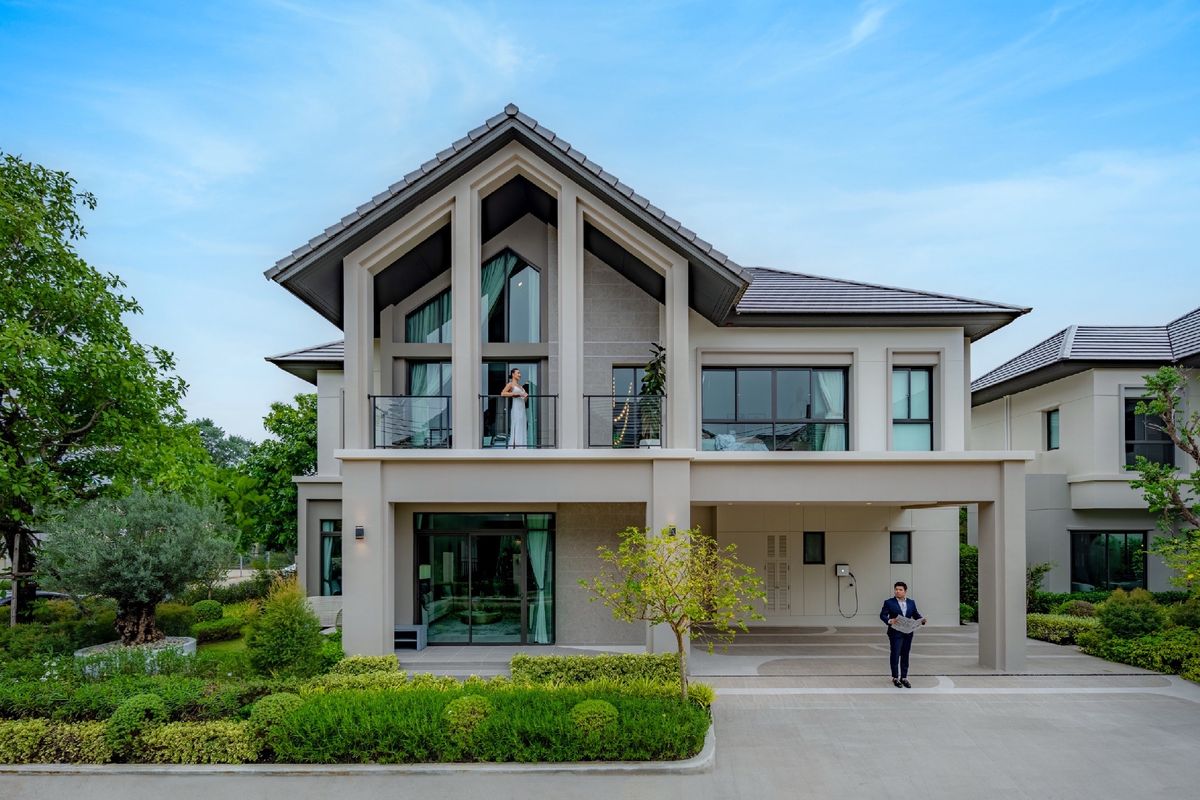 For SaleHouseNawamin, Ramindra : Type house, the largest 5 bedrooms with 3 housekeepers.