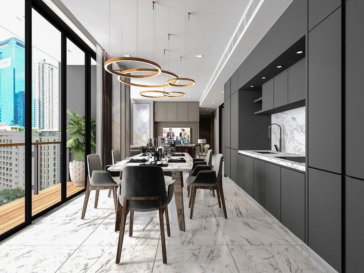 ให้เช่าคอนโดสุขุมวิท อโศก ทองหล่อ : 𝐅𝐨𝐫 𝐑𝐞𝐧𝐭 : The Monument Thonglor 2Bed 2bath 125.2sqm 120k 