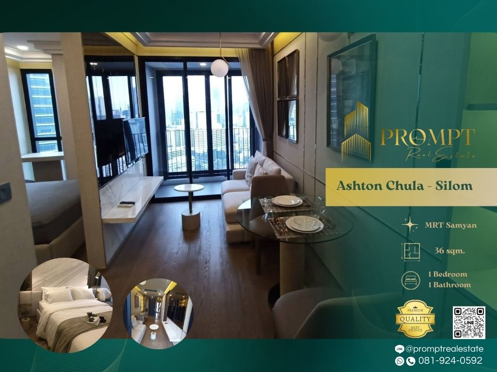 For RentCondoSiam Paragon ,Chulalongkorn,Samyan : AB05728 - Ashton Chula - Silom :  แอชตัน จุฬา - สีลม - MRT Samyan / BTS Saladaeng / Chulalongkorn University