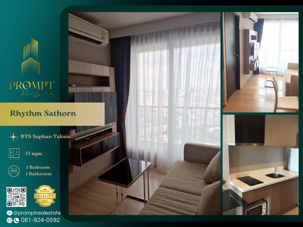 For RentCondoSathorn, Narathiwat : QR04005 - Rhythm Sathorn :  ริทึ่ม สาทร - BTS Saphan Taksin/ Robinson Bangrak/ Asiatique The Riverfront