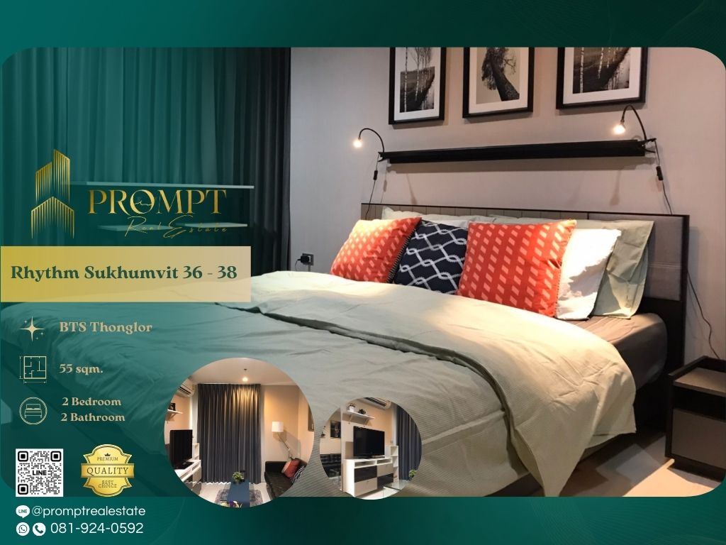 For RentCondoSukhumvit, Asoke, Thonglor : QR04054 - Rhythm Sukhumvit 36 - 38 :  ริทึ่ม สุขุมวิท 36 - 38 - BTS Thonglor / BTS Ekkamai / BTS Phrom Phong