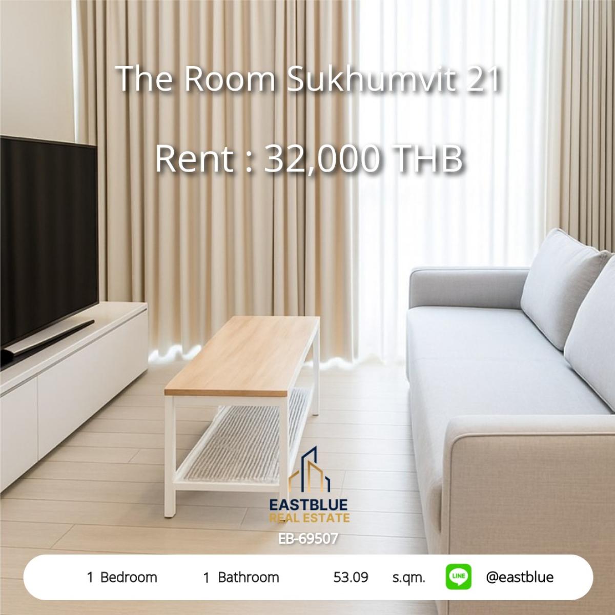 For SaleCondoSukhumvit, Asoke, Thonglor : The Room Sukhumvit 21 ตึกคุณภาพ ห้องมุม วิววัฒนา