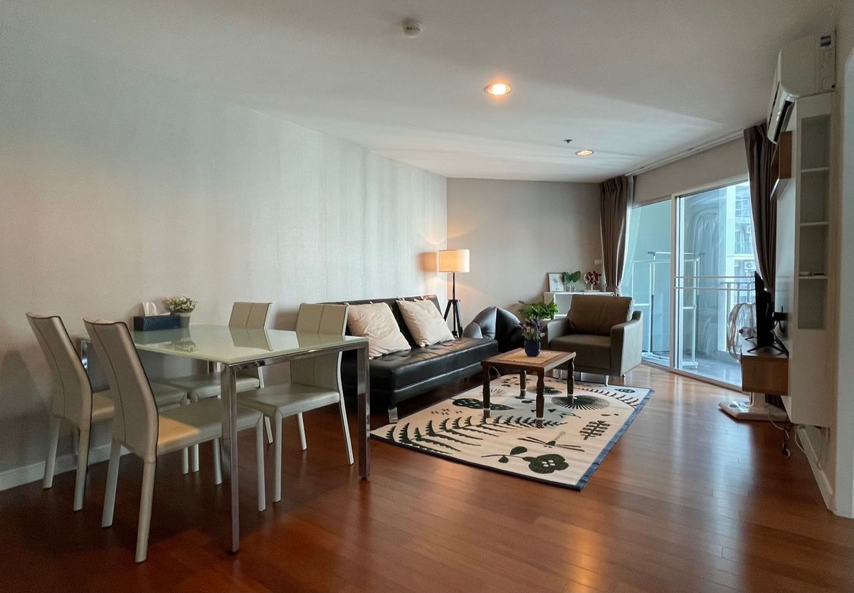 For RentCondoRama9, Petchburi, RCA : Rent 29.9K 2 Bed 1Bath Belle Grand Rama9 Nice Decorations with nice view Ready to move in