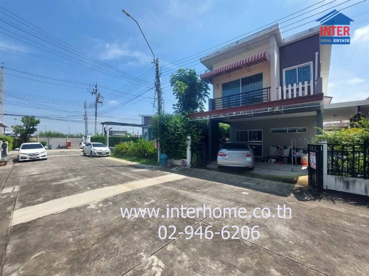 ขายสมุทรปราการ สำโรง : บ้านแฝด 2 ชั้น 35.9 ตร.ว. หมู่บ้านเนเชอร่า สุขุมวิท-แพรกษา ถนนแพรกษา ถนนสุขุมวิทสายเก่า เมืองสมุทรปราการ สมุทรปราการ