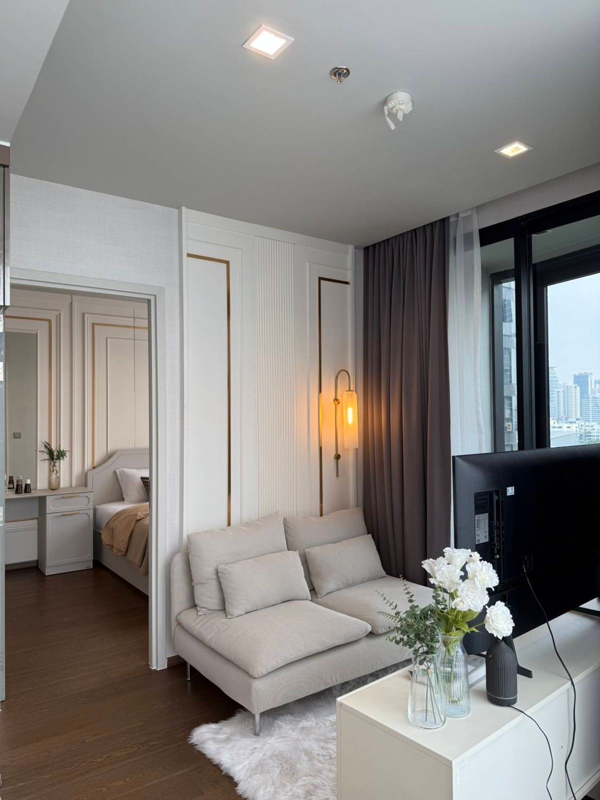 ขายคอนโดสุขุมวิท อโศก ทองหล่อ : IDEO Q Sukhumvit 36 | 1 ห้องนอน 38.70 ตร.ม. ชั้น 12A วิวสวย แต่งครบ พร้อมอยู่ ใกล้ BTS ทองหล่อ | โปรโมชั่นพิเศษ 6.95 ล้าน