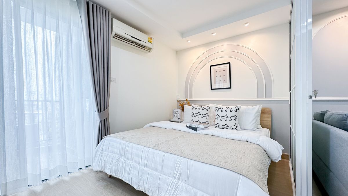 For SaleCondoOnnut, Udomsuk : Feel Home 🏡🏙 @Regent Home 4🥰🥰 Beautiful room ready 🚅 Sit BTS down to Onnut 👌
