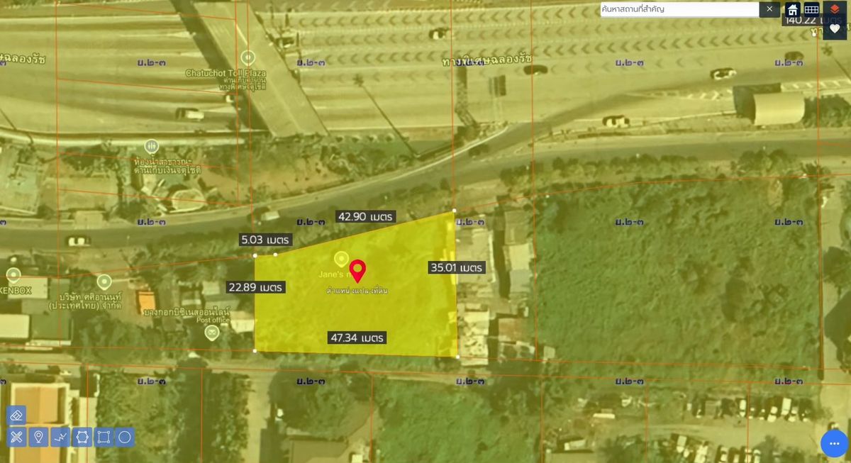 ขายที่ดินนวมินทร์ รามอินทรา : ขาย ที่ดินเปล่า 332 ตร.วา ติดทางด่วน จตุโชติ เพียงตารางวาละ 55,000 บาท หรือทั้งแปลง 18 ล้านเท่านั้น!!!