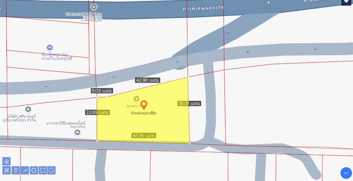 ขายที่ดินนวมินทร์ รามอินทรา : ขาย ที่ดินเปล่า 332 ตร.วา ติดทางด่วน จตุโชติ เพียงตารางวาละ 55,000 บาท หรือทั้งแปลง 18 ล้านเท่านั้น!!!