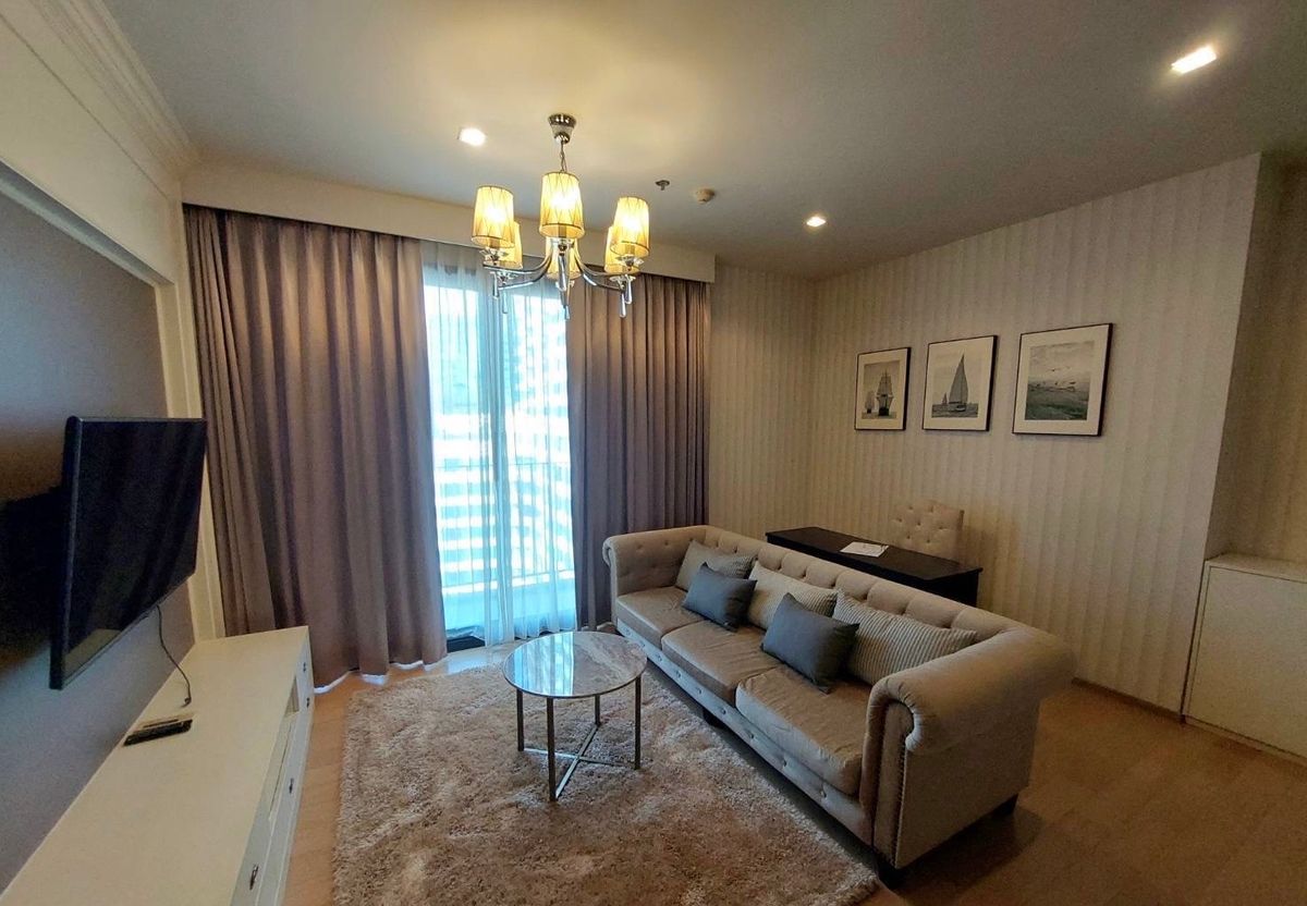 ให้เช่าคอนโดสุขุมวิท อโศก ทองหล่อ : 🔥Rent HQ 2BR🔥58,000/month🔥80sqm Floor19