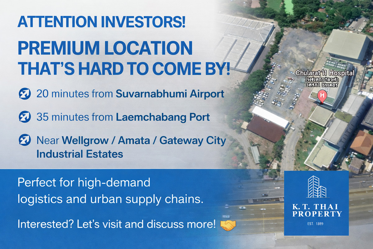 For RentWarehouseChachoengsao : Warehouse for rent on Bang Na Road, Bang Pakong, Chachoengsao, near Suvarnabhumi Laem Chabang Port Nick, Amata Nakorn Waran