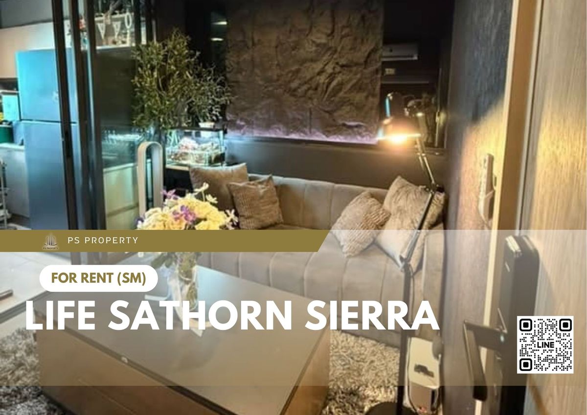 ให้เช่าคอนโดท่าพระ ตลาดพลู วุฒากาศ : ให้เช่า ✨ Life Sathorn Sierra ✨ เฟอร์นิเจอร์ และ เครื่องใช้ไฟฟ้าครบ ใกล้ BTS ตลาดพลู