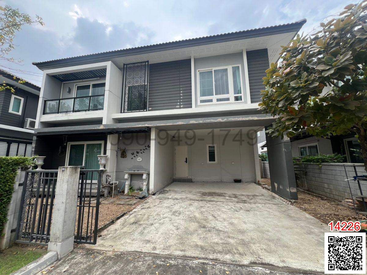 For SaleHouseNonthaburi, Bang Yai, Bangbuathong : The largest 2 -story house for sale, The City, Bang Yai, near the Purple Line and Central Westgate.