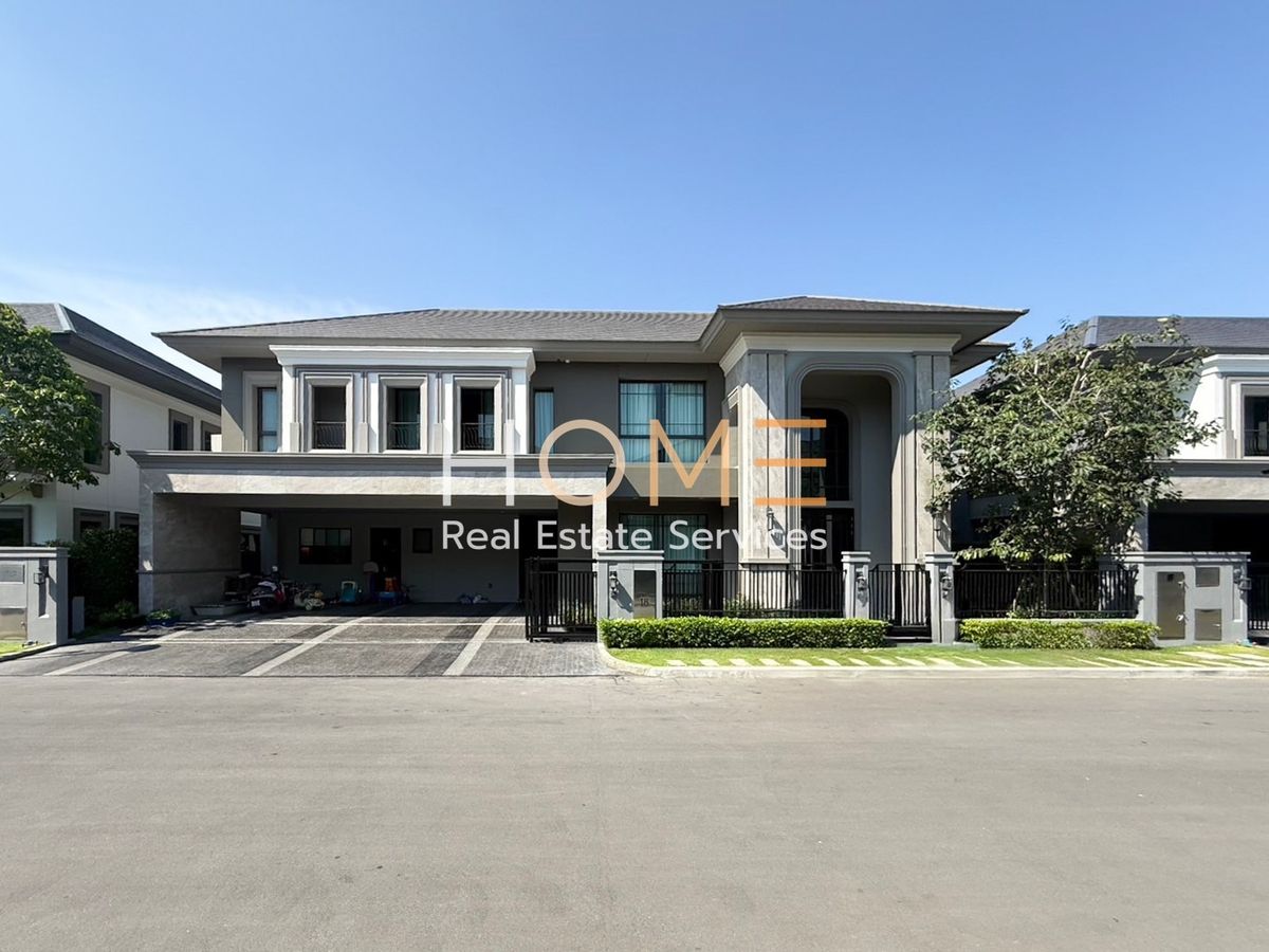 For SaleHouseLadkrabang, Suwannaphum Airport : Grand Bangkok Boulevard, Bangna / 4 bedrooms (sell), Grand Bangkok Boulevard State Bangna / 4 Bedrooms (For Sale) CJ604