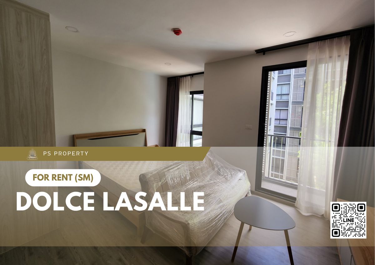 ให้เช่าคอนโดบางนา แบริ่ง ลาซาล : ให้เช่า ✨ DOLCE LASALLE ✨ เฟอร์นิเจอร์ และ เครื่องใช้ไฟฟ้าครบ ใกล้ BTS แบริ่ง