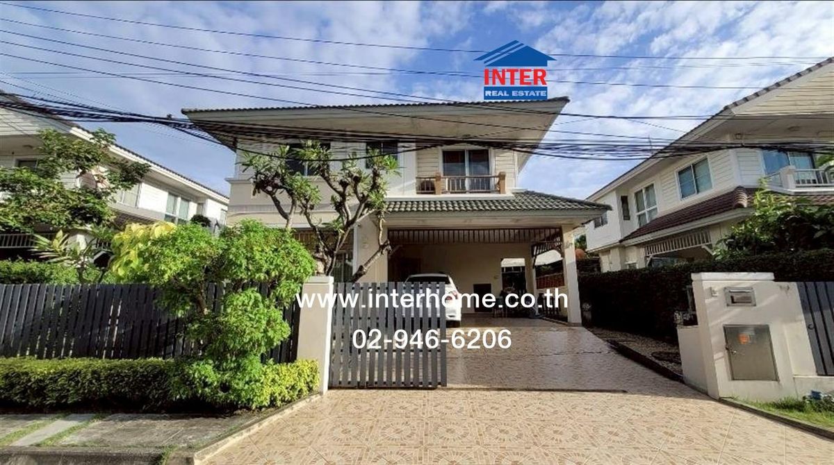For SaleHouseRama 2, Bang Khun Thian : 2 storey detached house, 58 sq.w., Prueklada Village 2 Tha Kham-Rama 2 (Soi 2) Rama 2 Road, Phuttha Bucha Road, Bang Khun Thian District Bangkok