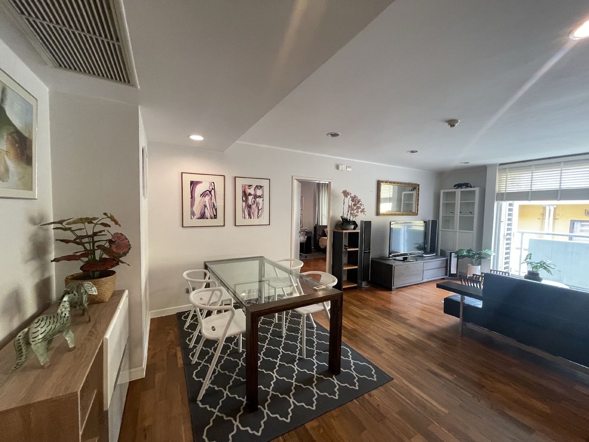 ให้เช่าคอนโดวิทยุ ชิดลม หลังสวน : 🔥Rent 2BR 86sqm🔥Baan Sirirudee🔥8Floor🔥45,000/month