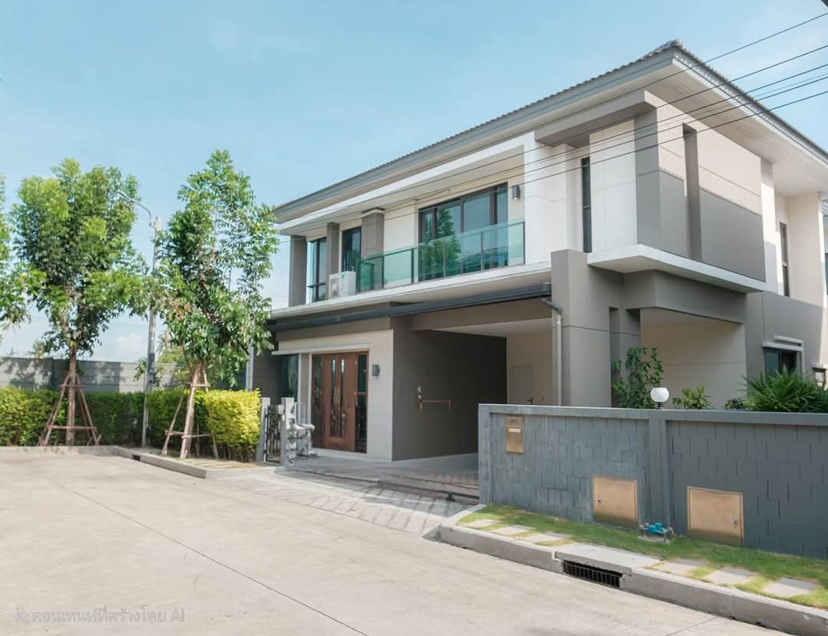 ให้เช่าบ้านปิ่นเกล้า จรัญสนิทวงศ์ : ให้เช่าบ้านเดี่ยว The City ราชพฤกษ์-สวนผัก ใกล้ Central Westville