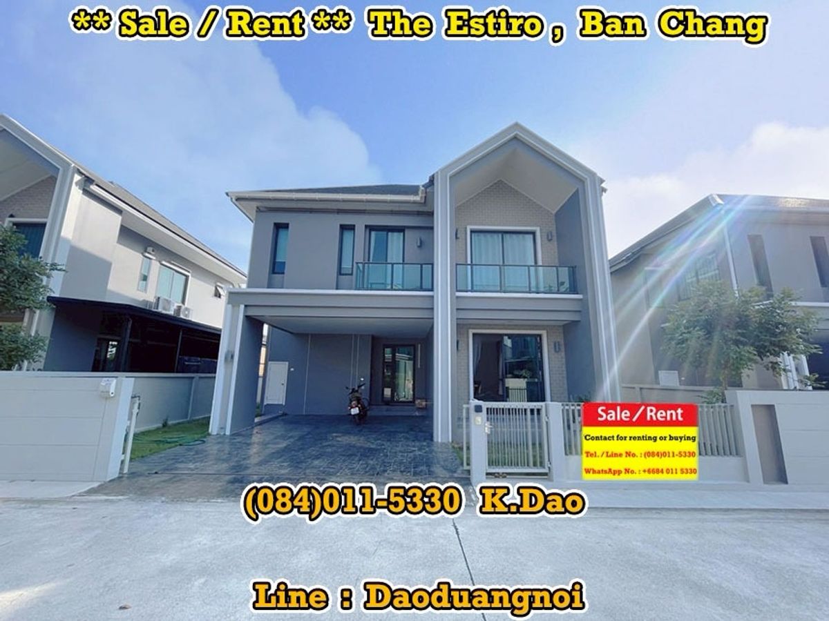 HouseRayong : #The estiro, ban change *** SALE / RENT *** Nordic House