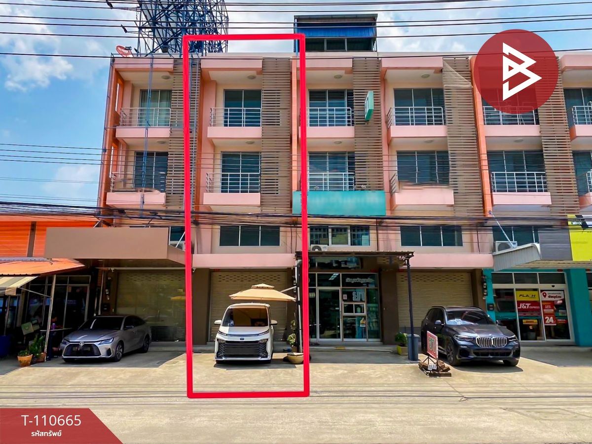 ขายอาคารพาณิชย์นครปฐม : ขายอาคารพาณิชย์ 4.5 ชั้น เนื้อที่ 20 ตร.วา สามพราน นครปฐม