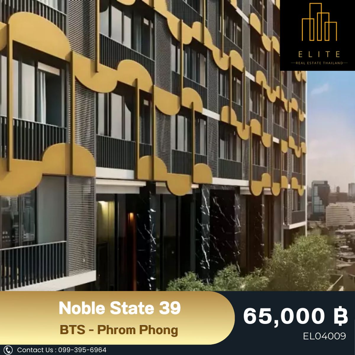 For RentCondoSukhumvit, Asoke, Thonglor : ✨ Luxury condo in the heart of Sukhumvit 39, answer the new generation Live premium life with Noble State 39 ✔
