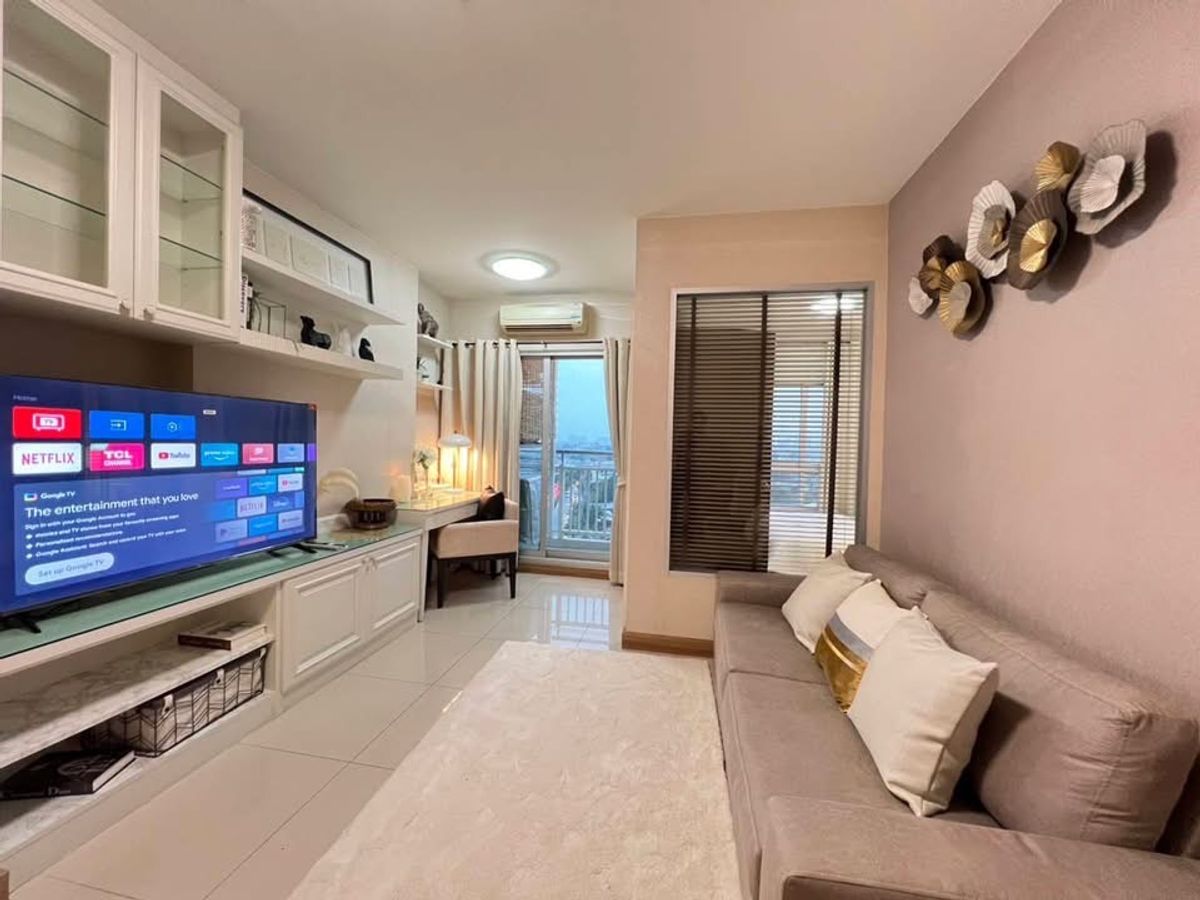 For SaleCondoRathburana, Suksawat : 🚩 & quot; Ivy River Condo for sale, only 2.19 M. River condo, new condition, full of beautiful decoration with river views. Free electrical appliances & quot; (The owner sells by himself)
