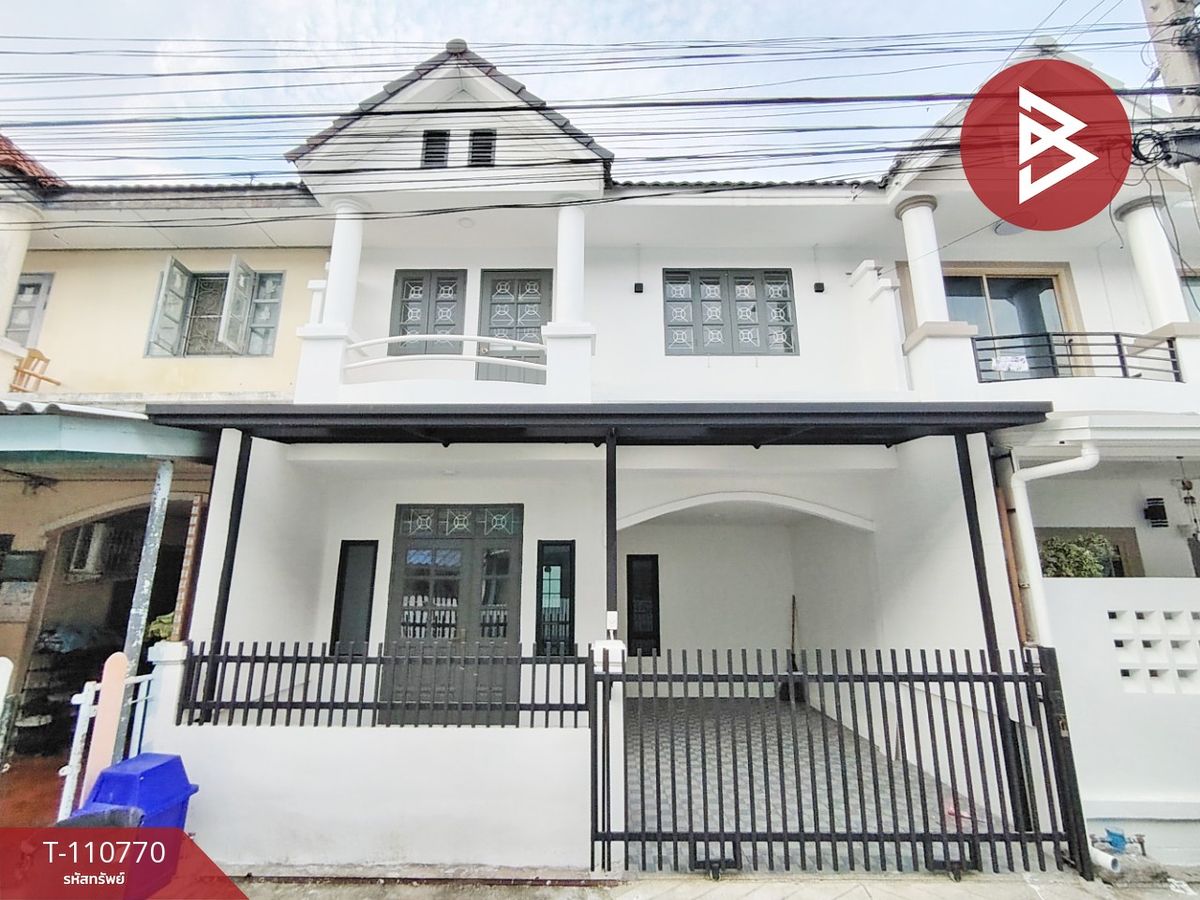 ขายทาวน์โฮมนนทบุรี บางใหญ่ บางบัวทอง : ขายทาวน์เฮ้าส์ หมู่บ้านบัวทอง 4 บ้านกล้วย-ไทรน้อย นนทบุรี