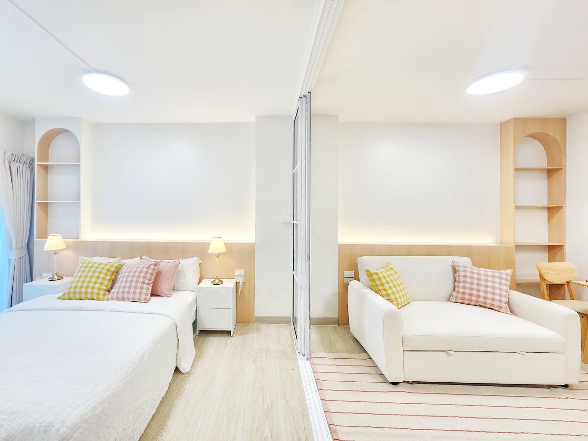 ขายคอนโดพัฒนาการ ศรีนครินทร์ : #คอนโดใกล้ฉัน ย่านศรีนครินทร์ ห้องสวย วิวเลิศ ตกเเต่งครบพร้อมอยู่ น้อยเเต่มาก เรียบเเต่โก้ ฮายเเฟชั่น ผ่อนเบาเริ่มต้น 7,000 บาท ราคาล้านกลางๆ ได้เฟอร์ยกห้องโครตคุ้ม